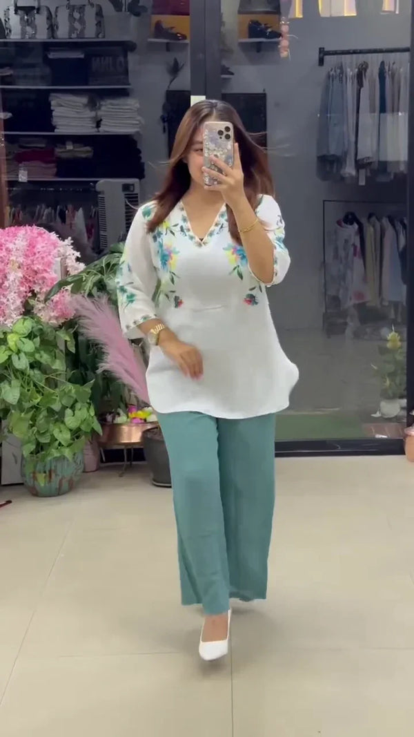 Women’s Trendy Printed Co-Ord Fashion Set