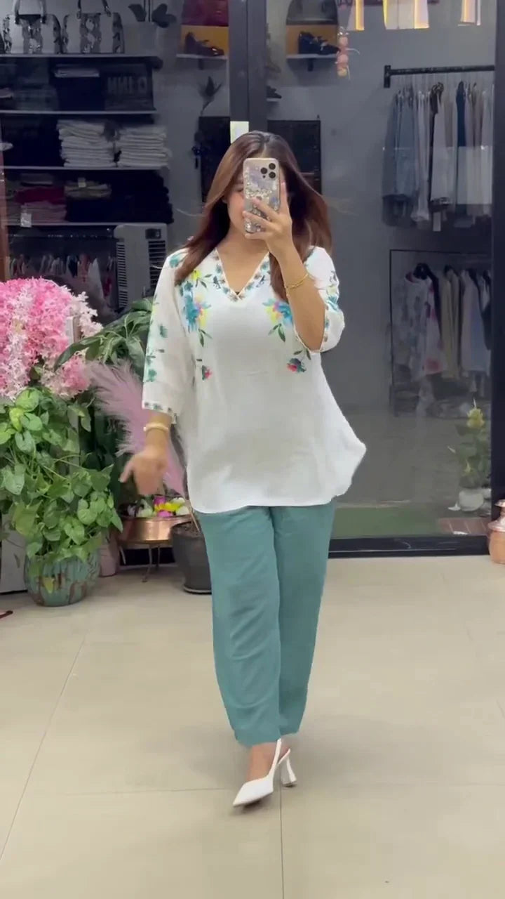 Women’s Trendy Printed Co-Ord Fashion Set