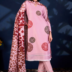 Blush Royale Printed 3-Piece Suit Set