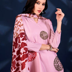 Blush Royale Printed 3-Piece Suit Set