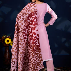 Blush Royale Printed 3-Piece Suit Set