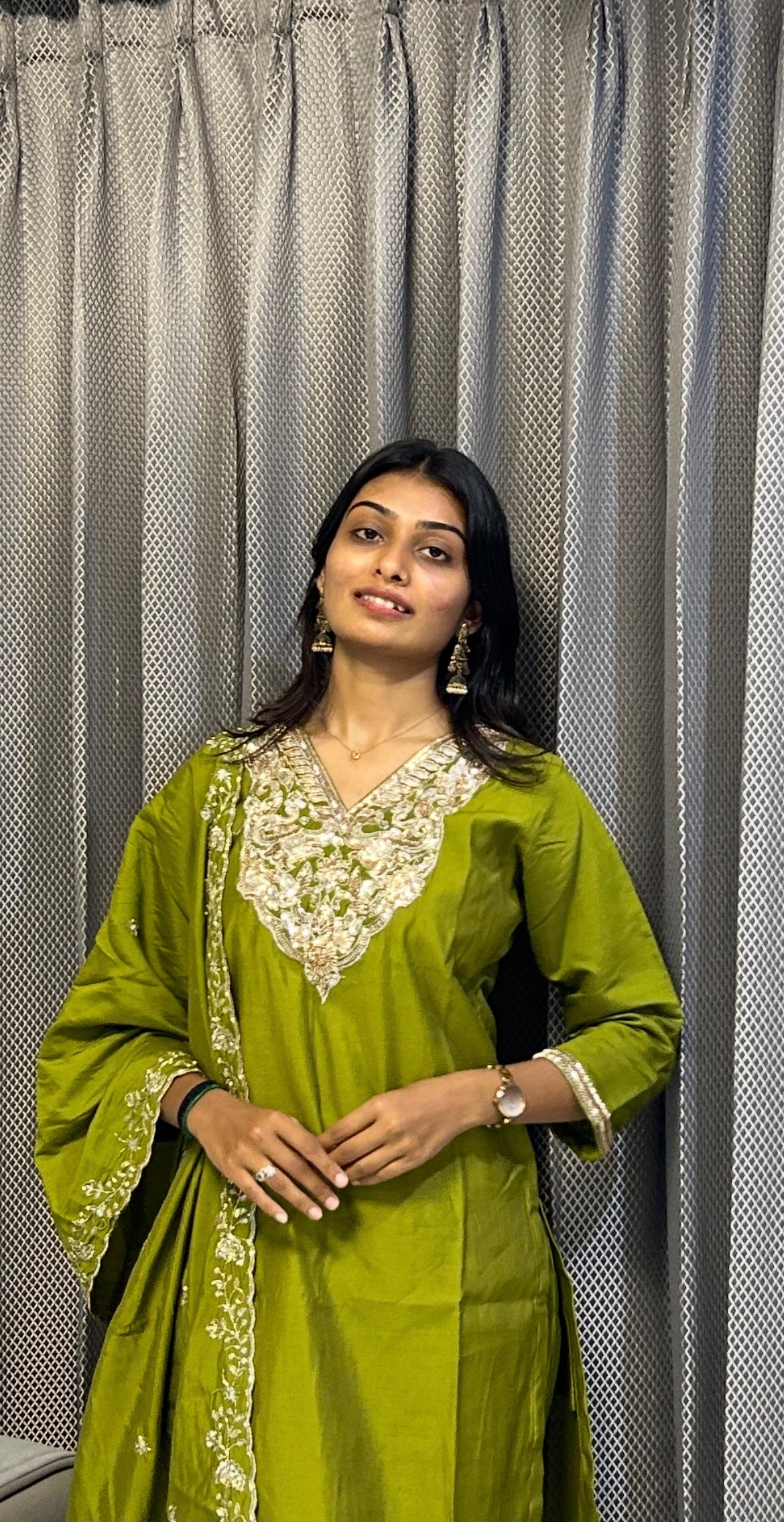 Aarohi Embroidered Kurta Set with Dupatta