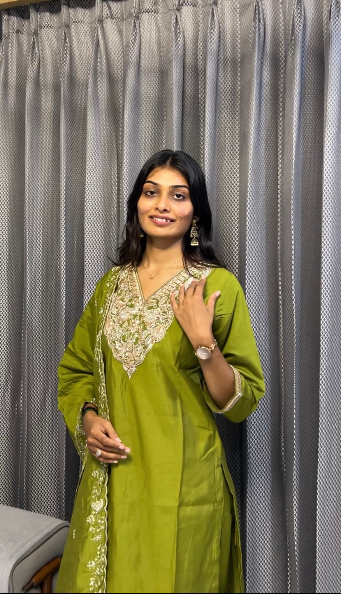 Aarohi Embroidered Kurta Set with Dupatta