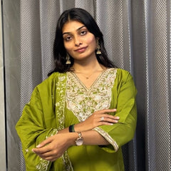 Aarohi Embroidered Kurta Set with Dupatta