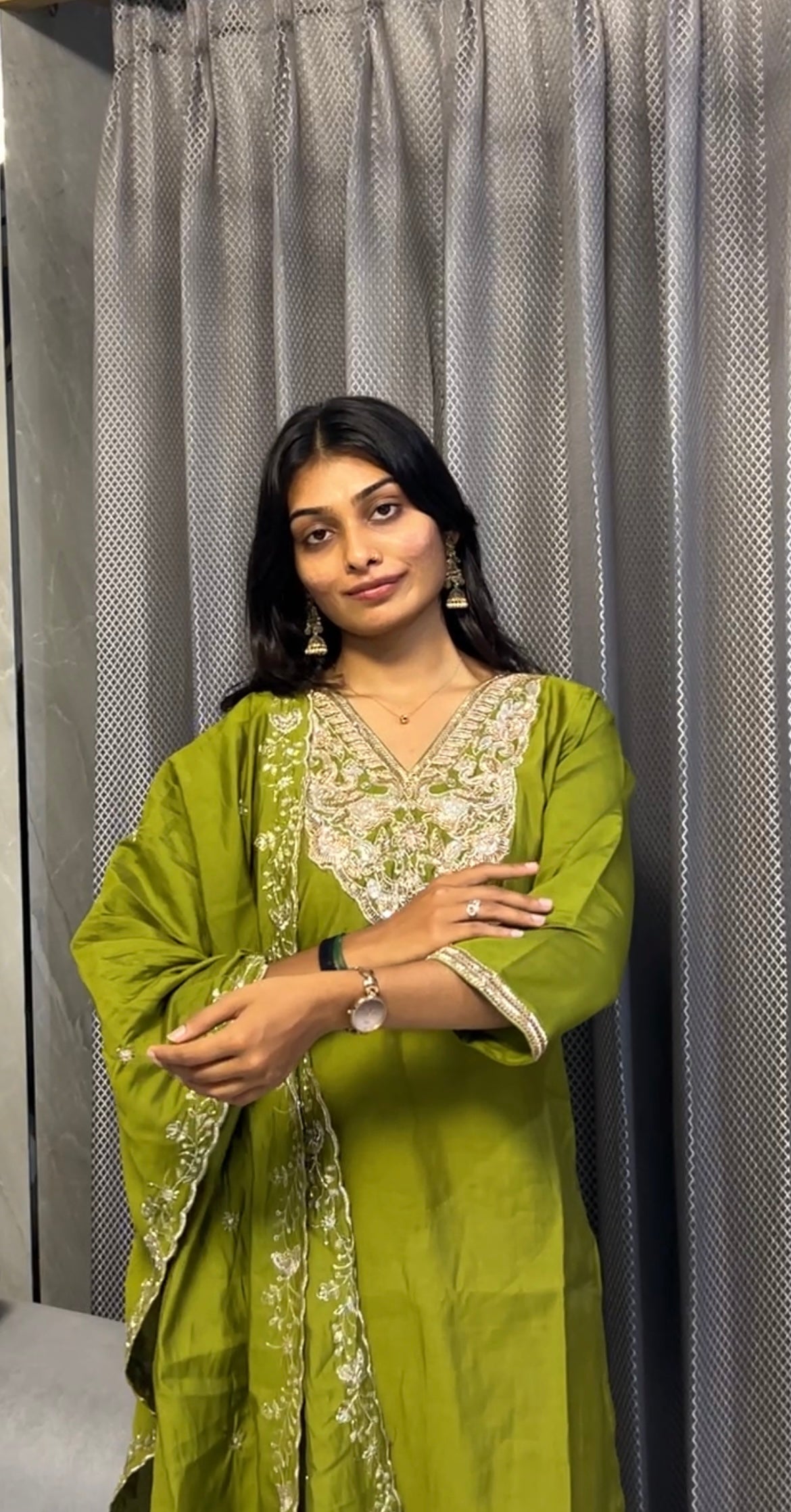 Aarohi Embroidered Kurta Set with Dupatta