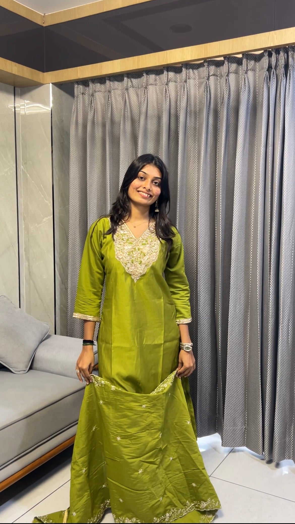 Aarohi Embroidered Kurta Set with Dupatta