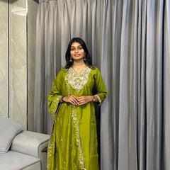 Aarohi Embroidered Kurta Set with Dupatta