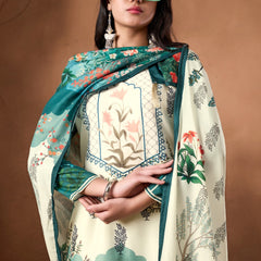 Emerald Garden Printed 3-Piece Suit Set