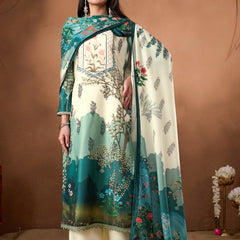 Emerald Garden Printed 3-Piece Suit Set