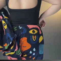 Women’s Abstract Printed Co-Ord Set