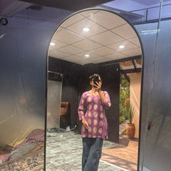 Lavender Bloom Printed Tunic