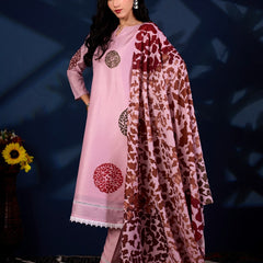 Blush Royale Printed 3-Piece Suit Set