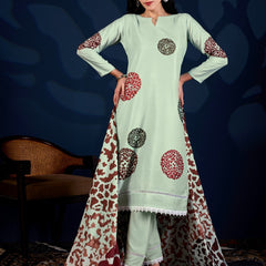 Mint Royale Printed 3-Piece Suit Set for Women