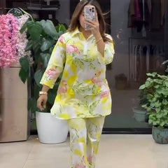 Sunshine Floral Premium Co-Ord Outfit Set