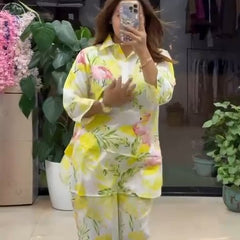 Sunshine Floral Premium Co-Ord Outfit Set