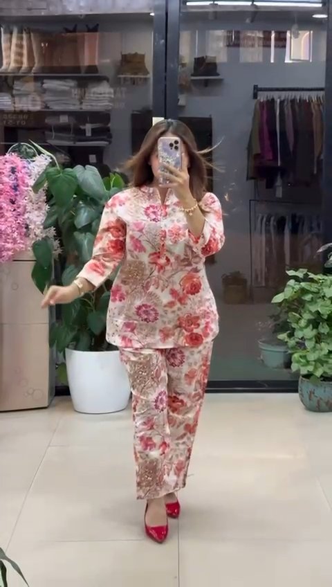 Sunshine Floral Premium Co-Ord Outfit Set