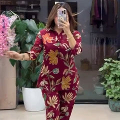 Sunshine Floral Premium Co-Ord Outfit Set