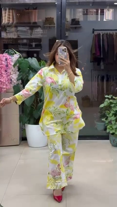Sunshine Floral Premium Co-Ord Outfit Set
