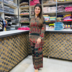 Royal Heritage Designer Printed Co-Ord Set